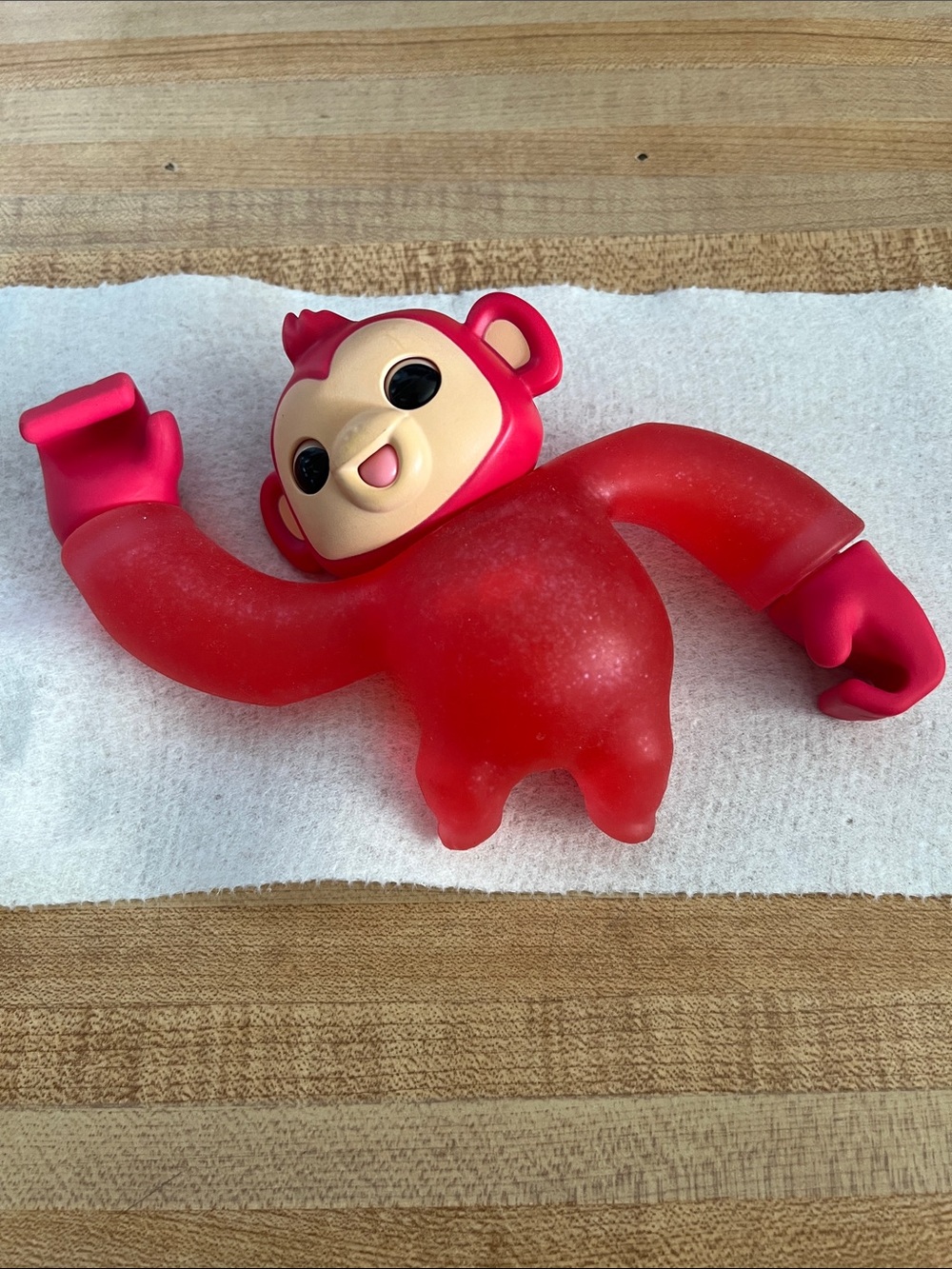 Red Monkey Stretch Squeeze Toy - Kids Toys